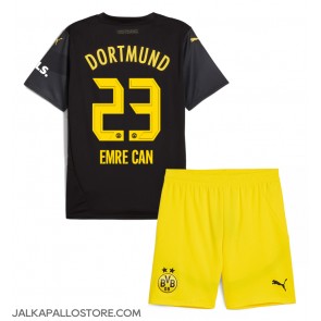 Borussia Dortmund Emre Can #23 Vieraspaita Lapsille 2024-25 Lyhythihainen (+ shortsit)